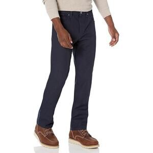 Dickies Mens Flex Regular Fit Straight Leg 40 X 32 Work Duck‎ Pants Navy